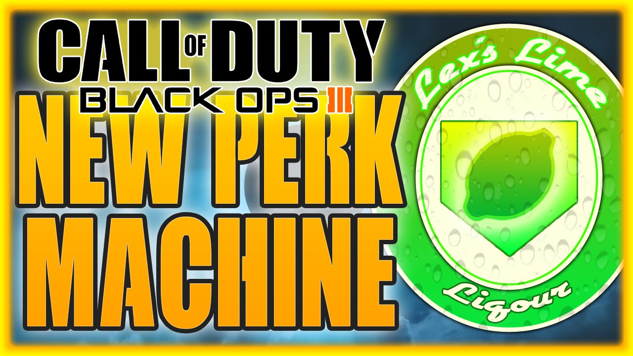 Black Ops 3 ZOMBIES - NEW PERK , NEW CUSTOM PERK JINGLE AND EMBLEM, MR T LEXIFY PERK