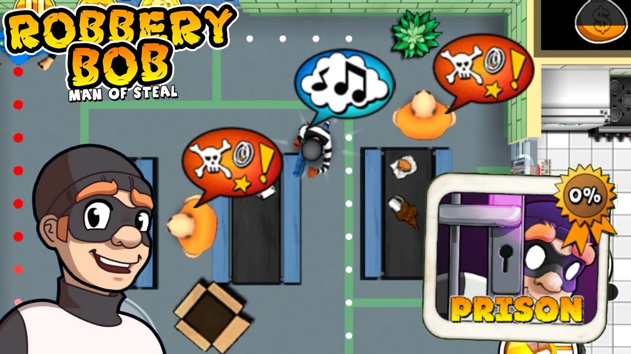 Robbery Bob - Prison Chapter Gameplay Walkthrough Ep 1