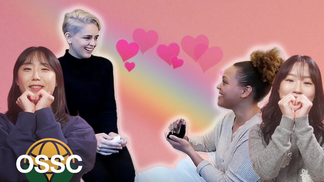 Korean Girls React To Lesbians' Romantic Proposals | 𝙊𝙎𝙎𝘾