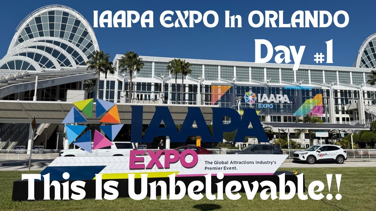 IAAPA EXPO 2025 | My Day #1 Walkthrough Of The Worlds Premiere Attractions Event 