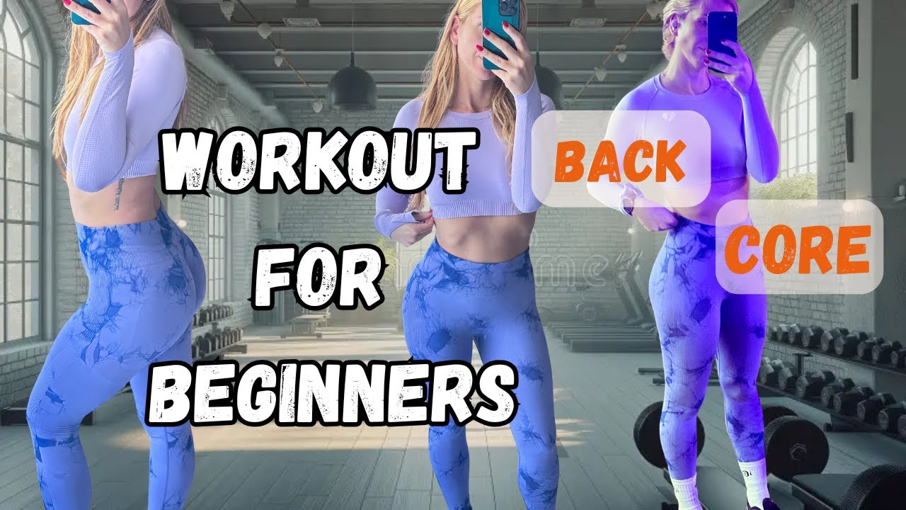 BACK, CORE and CARDIO workout - First week in the gym