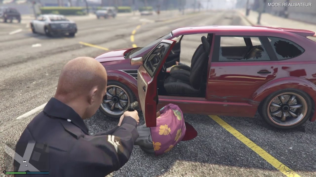 GTA mode réalisateur police