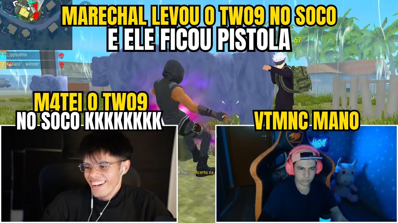 MARECHAL LEVOU TWO9 NO SOCO E ENTROU NA MENTE DELE NESSE APOSTADO!!!