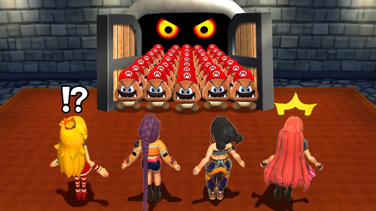 Mario Party 9 Minigames - Peach Christmas  VS Rumi VS Zoey VS Mira (Hardest Difficulty)