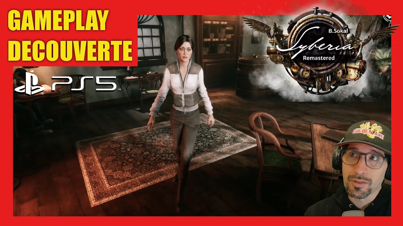SYBERIA REMASTERED PS5 - GAMEPLAY DECOUVERTE
