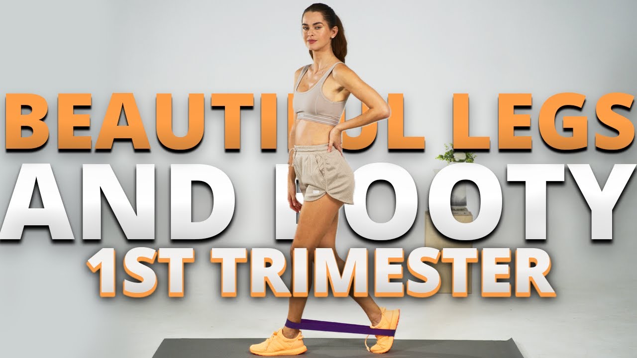 Prenatal Legs and Booty Workout + Warm Up | 1st Trimester | Olesia Stefanko