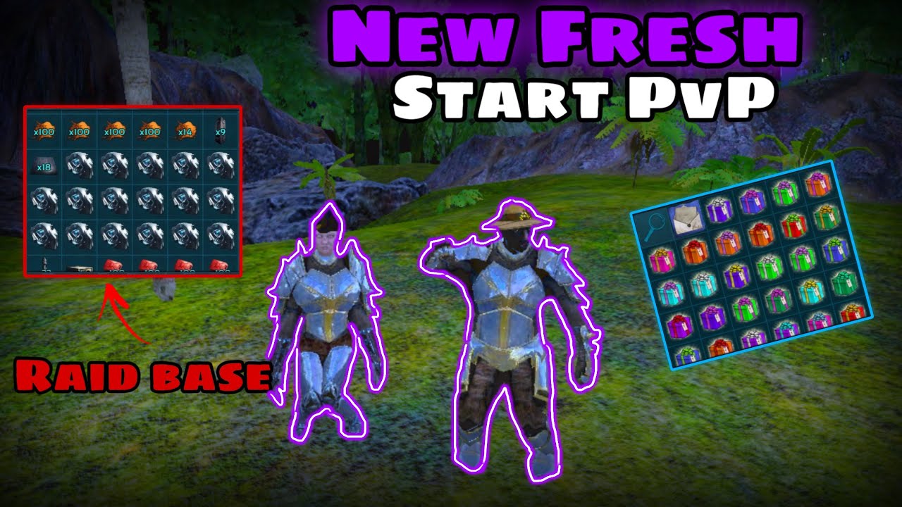 [ Ark Mobile ] New Fresh Start PvP / Raid snow base  op profit 🔥🔥🔥🔥