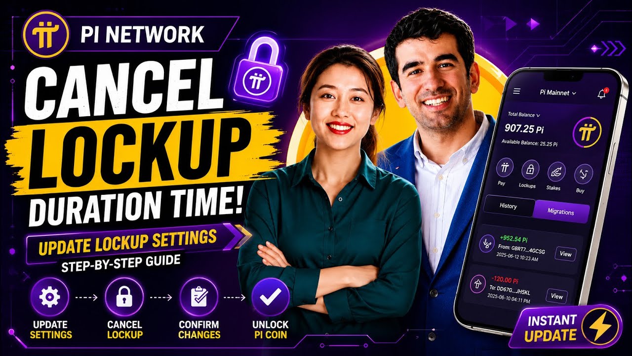 Pi Network - Lockup Update - How To Cancel Lockup Duration Time in Pi Network #pinetwork #gcv314159