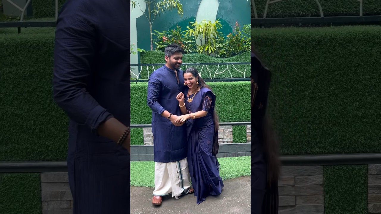 Twinning in Traditionals 🧿💫🌝 | Transition | Love | Malavika & Thejus ❤️