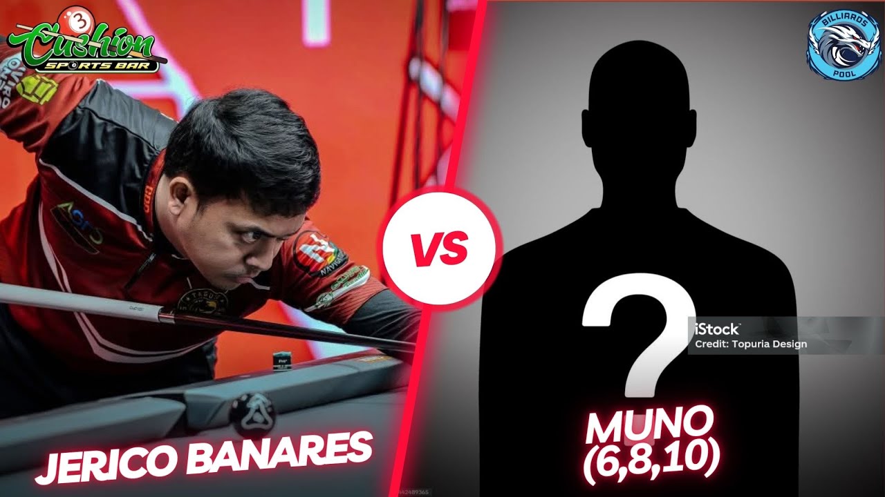 🔴BILLIARDS | JERICO BANARES VS MUNO (6,8,10) | RACE 17