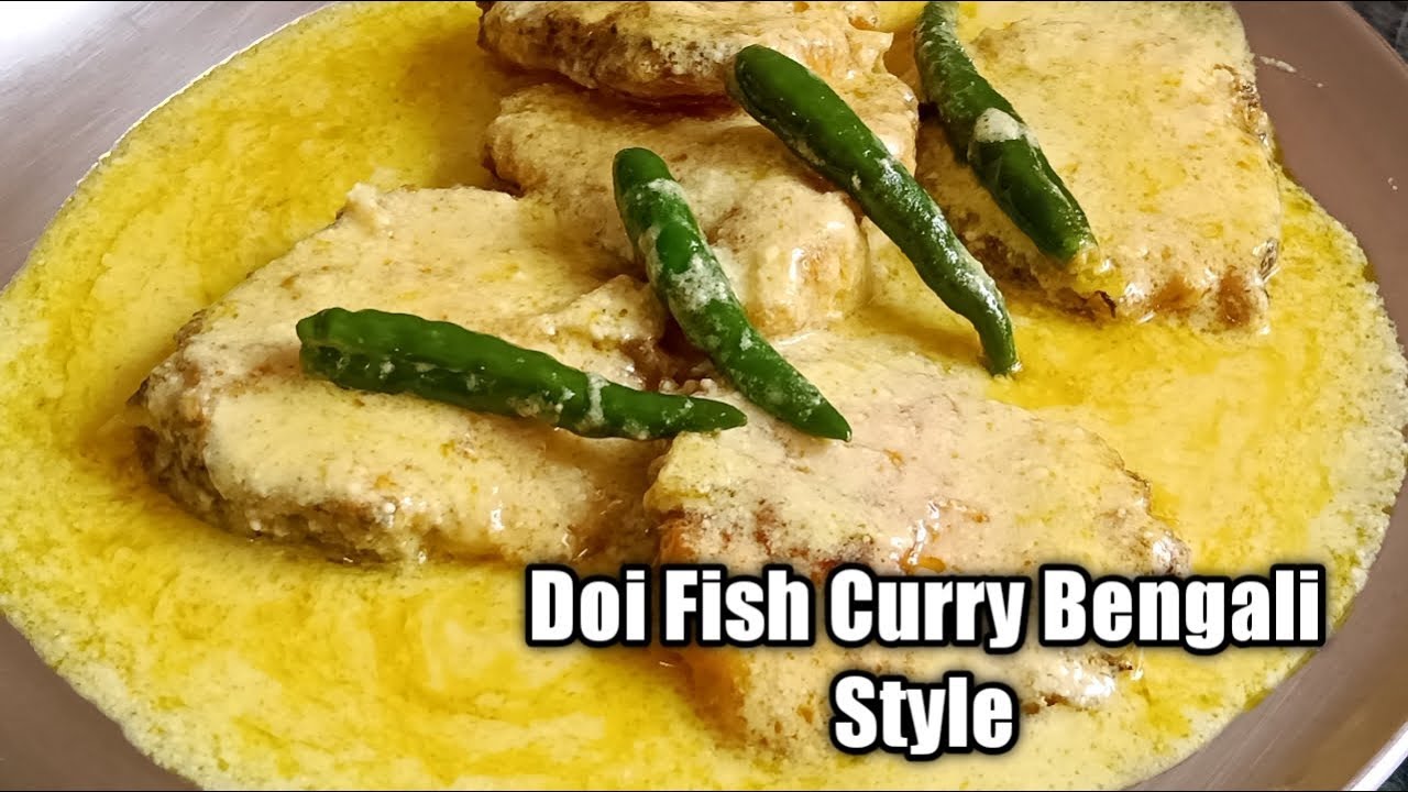 Doi Maach Recipe In Bengali Style | Fish Cooked In Curd Gravy | #shirleybaidya #doimaach
