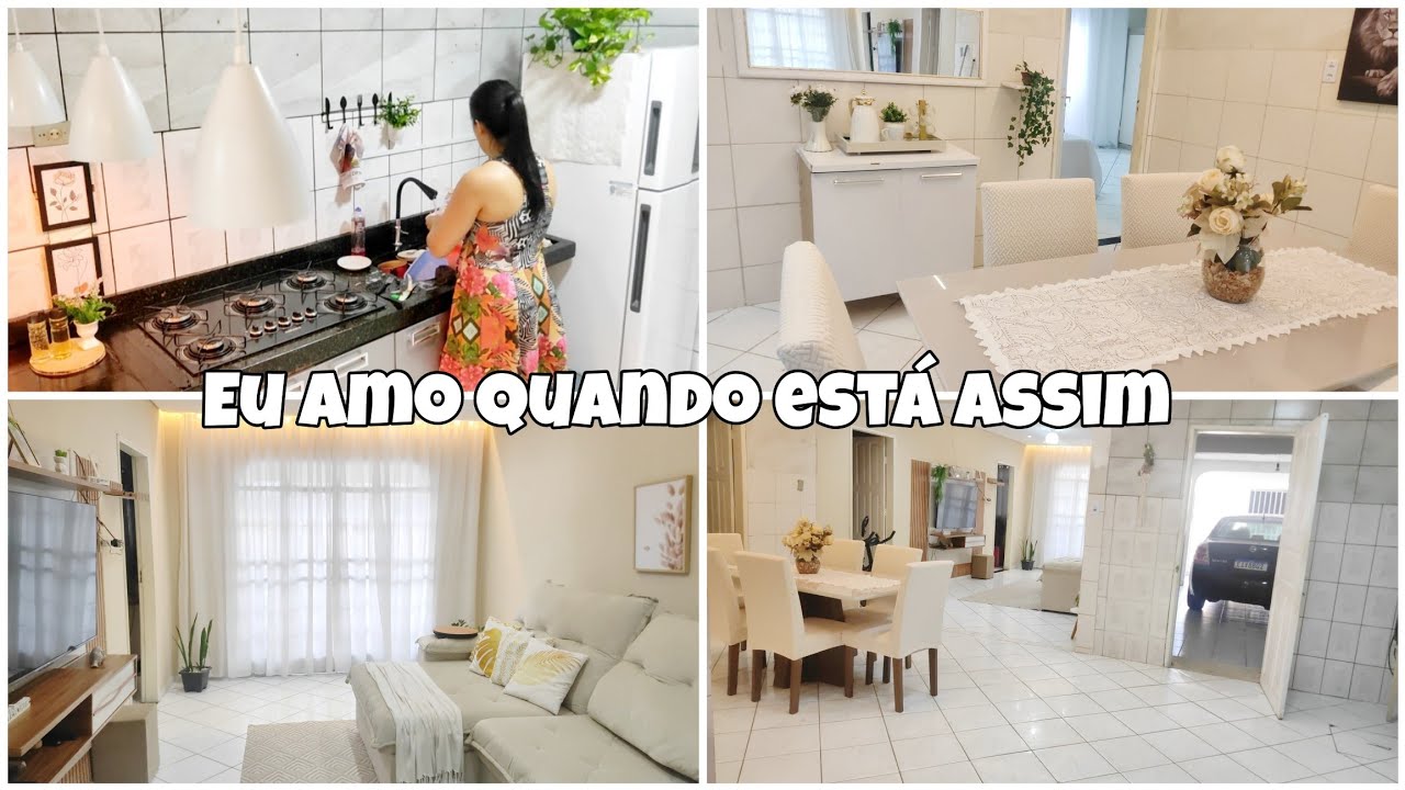 Ficou lindo! Faxina e organização completa na casa/ motivação e inspiração/ rotina domestica