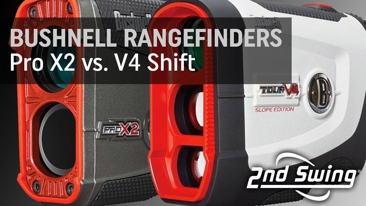 Bushnell Golf Pro X2 vs. V4 Shift Laser Rangefinder Comparison
