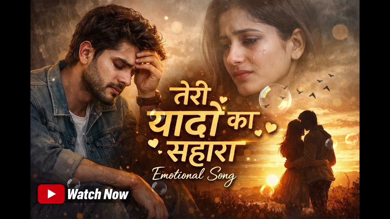 तेरी यादों का सहारा | Heart Touching Emotional Hindi Song