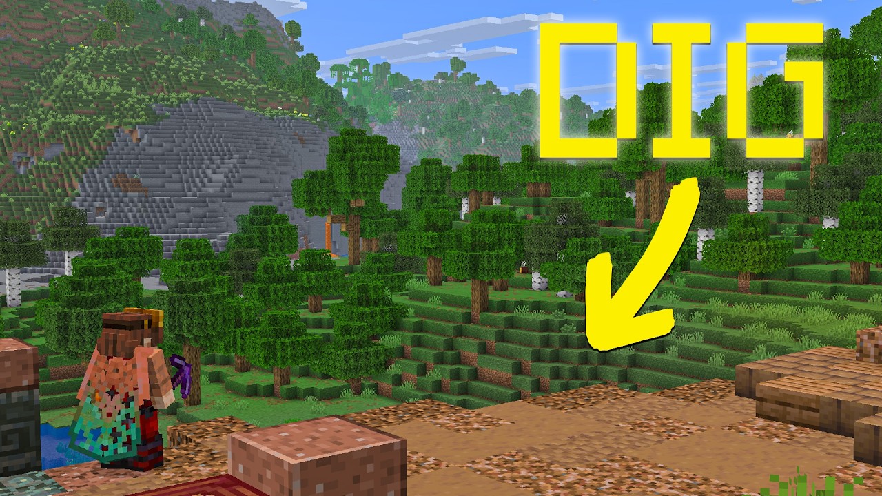 I'm once AGAIN Digging in my Minecraft Survival World