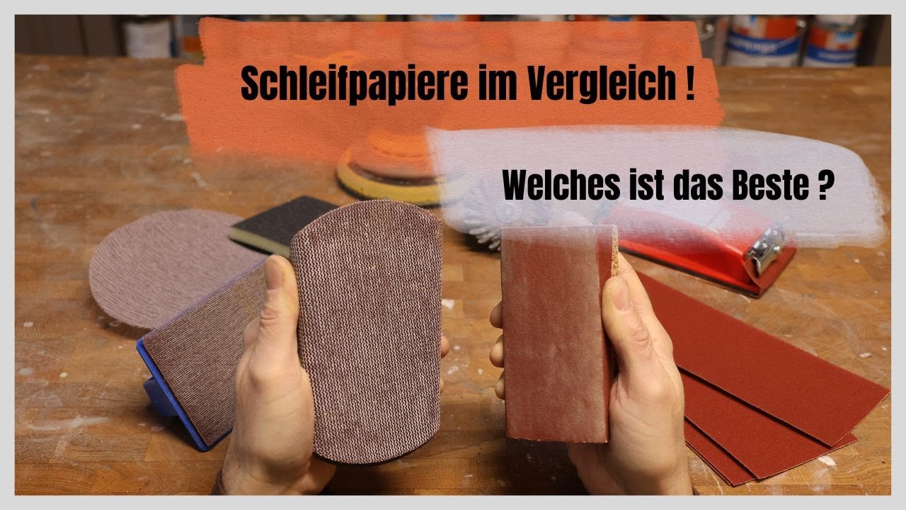 Das beste Schleifpapier für Möbel ? Wir zeigen, welches wir benutzen !