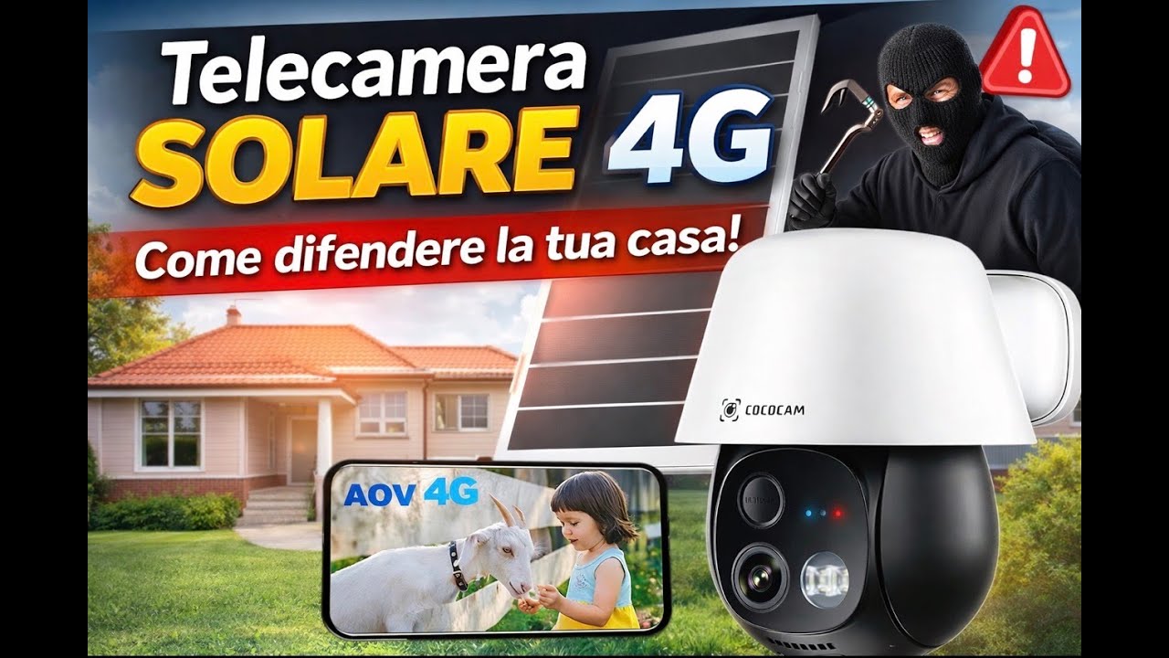 Questa telecamera 4G funziona ovunque! Test completo COCOCAM MC206G3-DIT