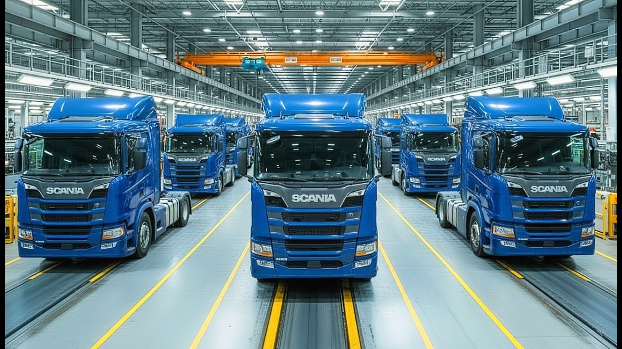 How Scania R730 V8 Long‑Haul Trucks Are Manufactured | Inside European Truck Factory (Full Process)