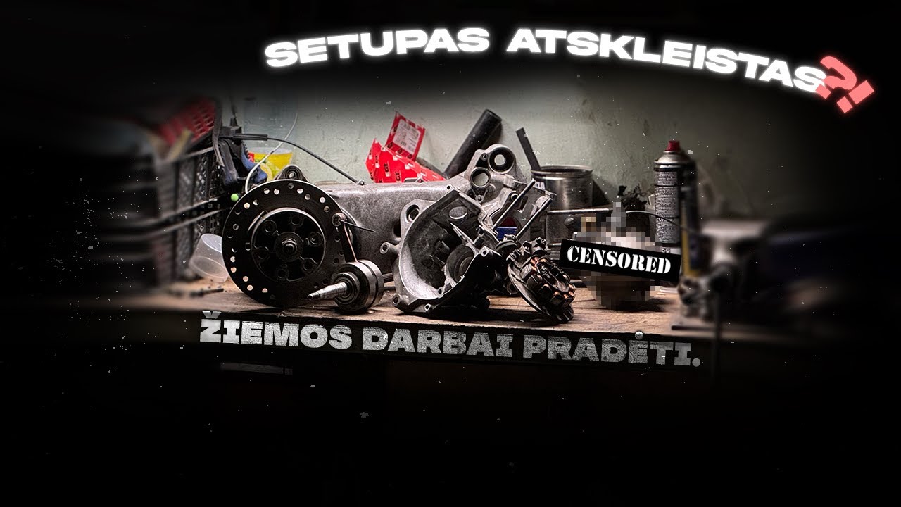 Setupas atskleistas?! Žiemos darbai pradėti.
