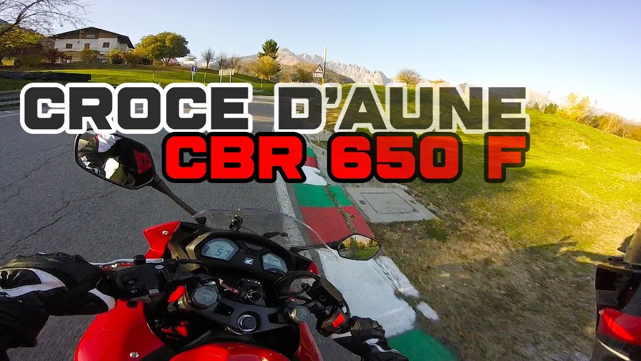 IN MOTO POV:  CBR 650 F sul Passo Croce D'aune