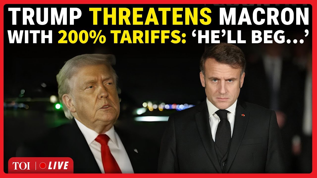 ‘OH, MACRON WILL CRAWL…’: Trump’s HUGE 200% Tariff Threat For ‘Refusing To Join’ $1 Bn Gaza Board