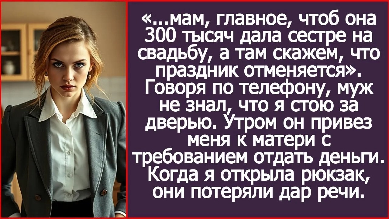 Свекровь с сыном ждали 300 тысяч, а вместо денег получили выселении из моей квартиры