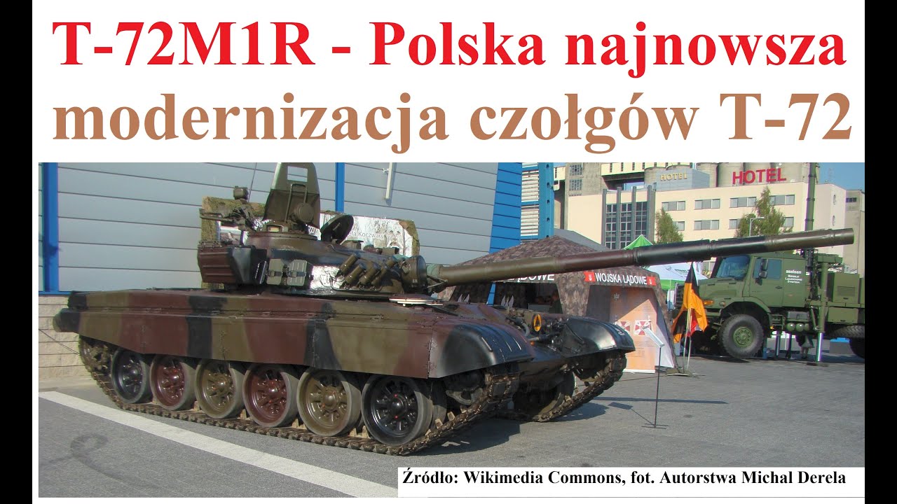 T-72M1R - polska modernizacja czołgu T-72