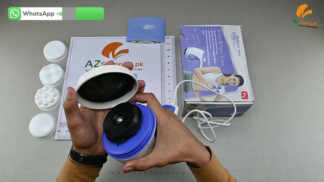 Relax & Spin Tone Body Massager Slimming Toning & Relaxing Fat Burn Massager AZshopping.pk Review!