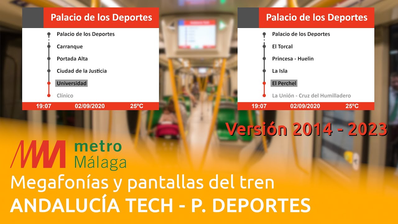 Megafonías Metro de Málaga [Voz 2014 - 2023]