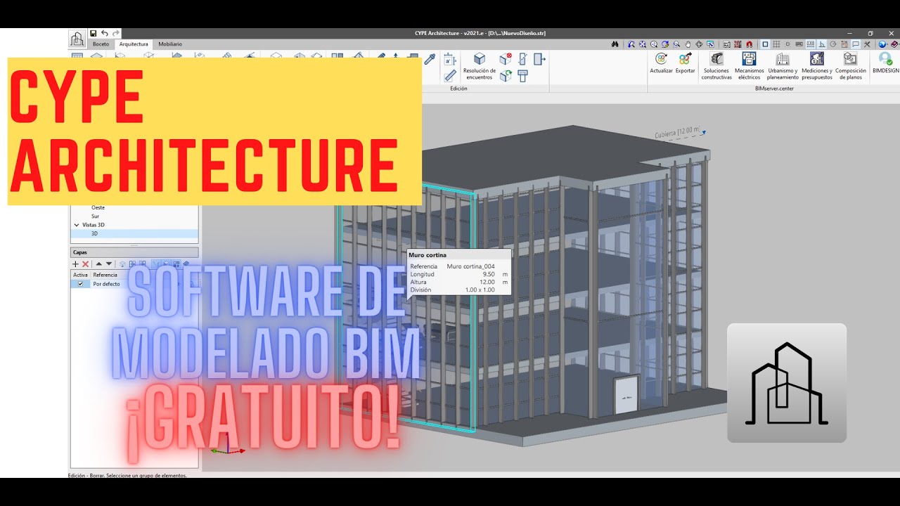 Cype Architecture: software de modelado BIM ¡Gratuito! ¿alternativa real a Revit?| Cype Open BIM