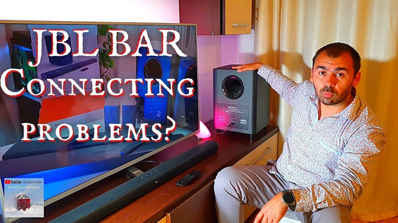 Как подключить или синхронизировать звуковую панель JBL BAR 2.1, 3.1, 5.1 с сабвуфером — Сопряжен...