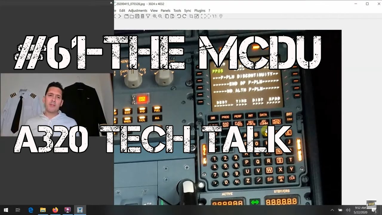 Airbus A320 Cockpit Tour: #61 - The MCDU: What do all those buttons do?!