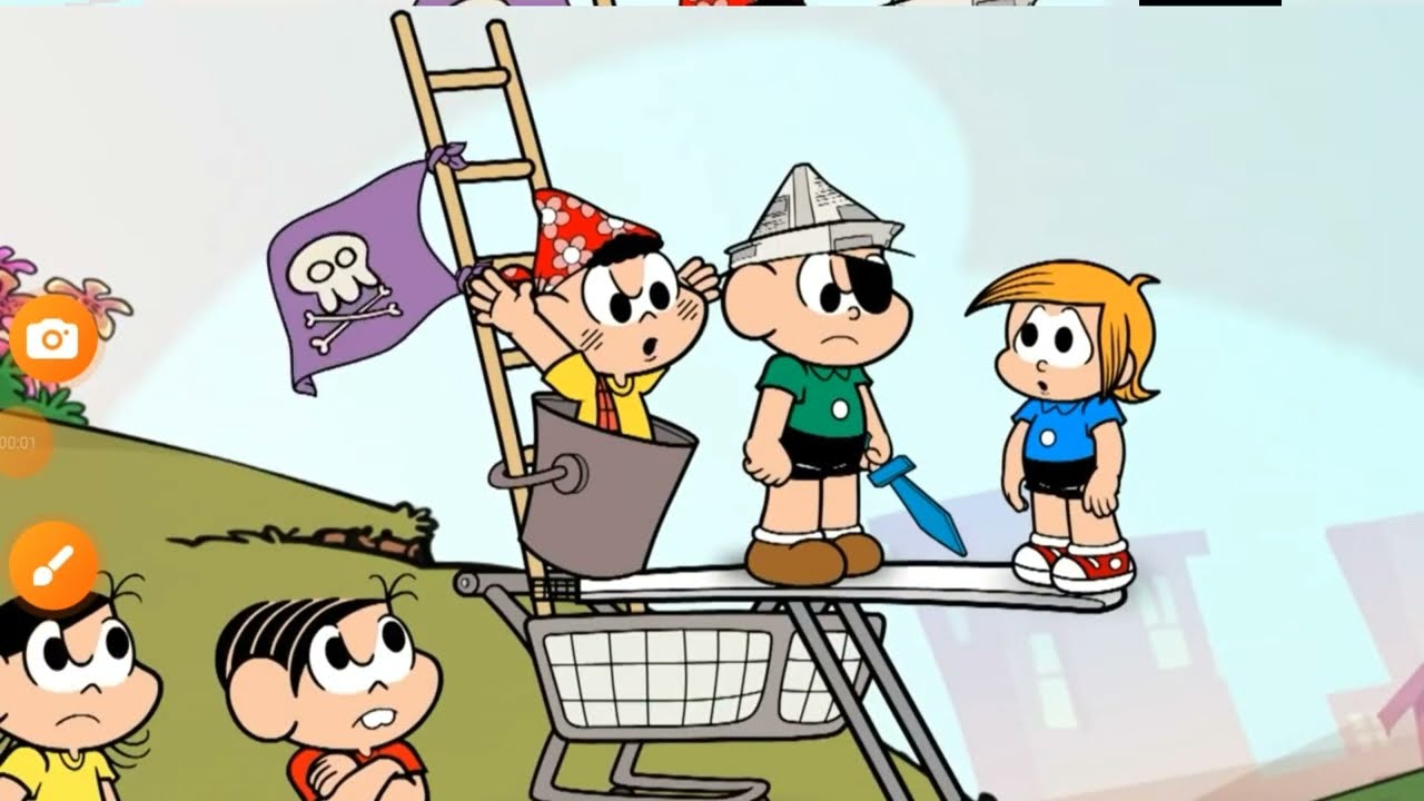 turma da mônica carrinho derrubando e quebrando has sparta mario remix (vai brincar lá fora)