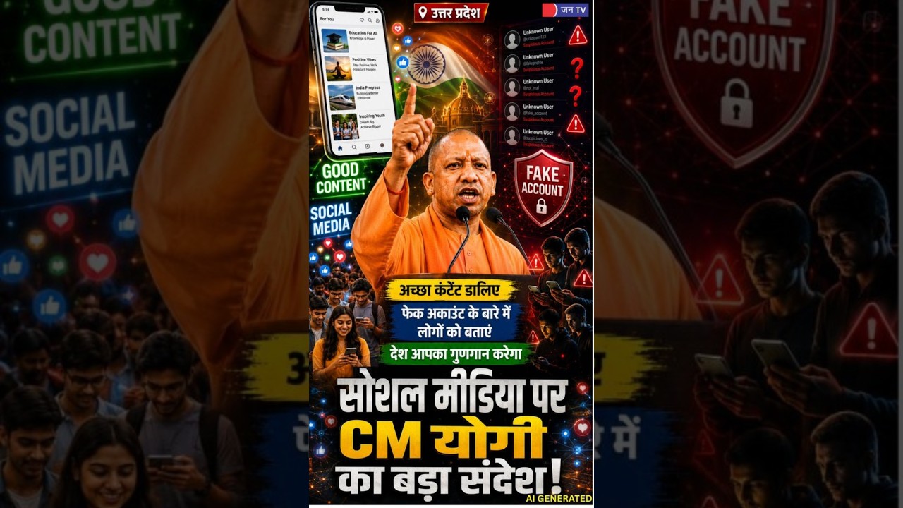 CM Yogi का Social Media पर संदेश- 'अच्छा Content डालिए, Fake Accounts बताइए, देश आपका गुणगान करेगा'