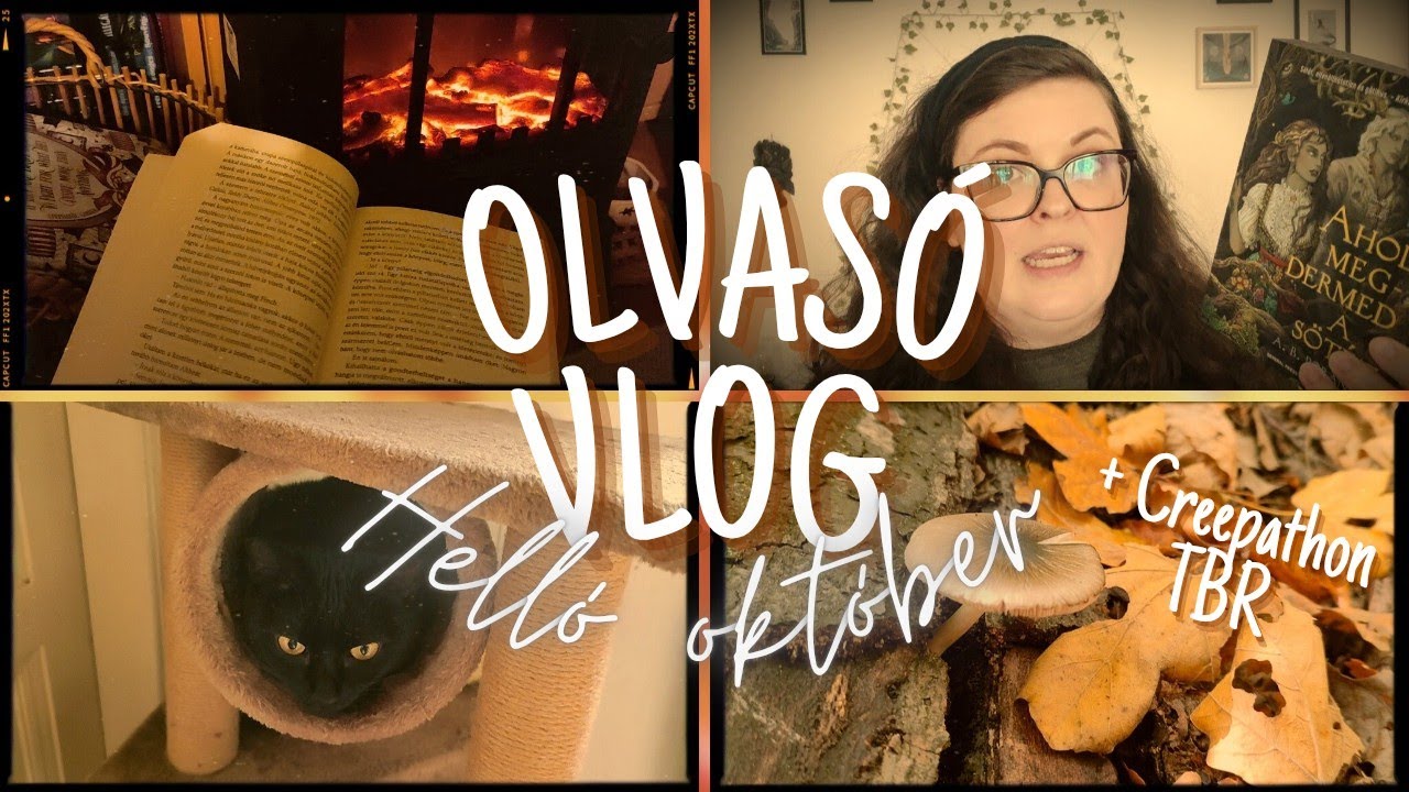 végre október, újra olvasó vlog 🍂 | + havi és creepathon tbr 📚 | 2025 | pontosvesszőparipa