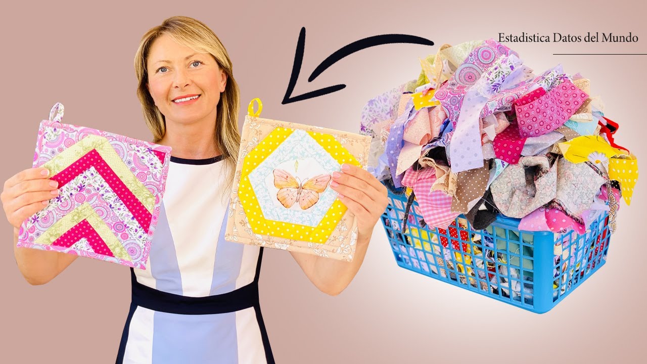 Do not burn yourself! Repurpose your towels and scraps into a useful idea