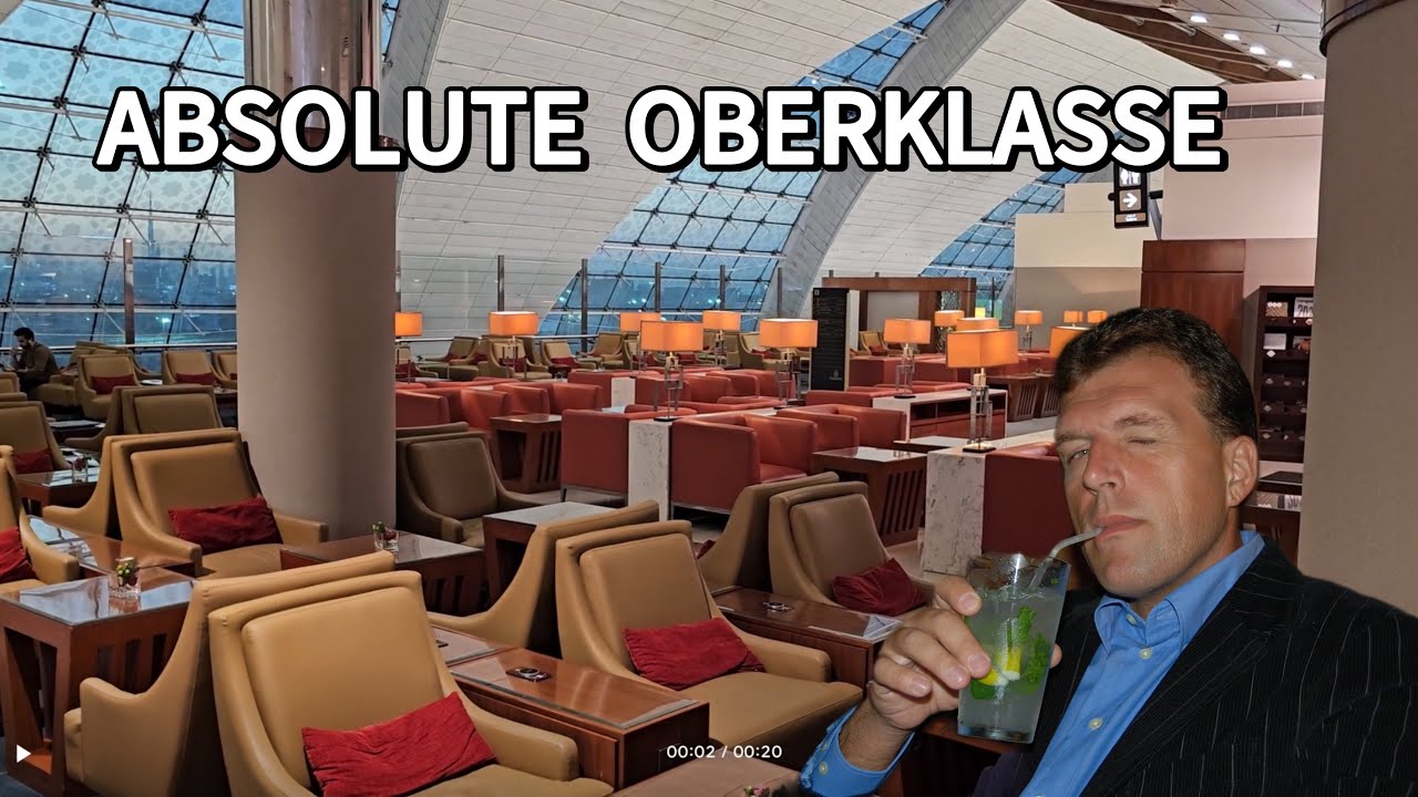 Emirates Lounge Dubai (DXB) 🇦🇪 | Riesig, luxuriös die absolute Oberklasse– meine Erfahrung