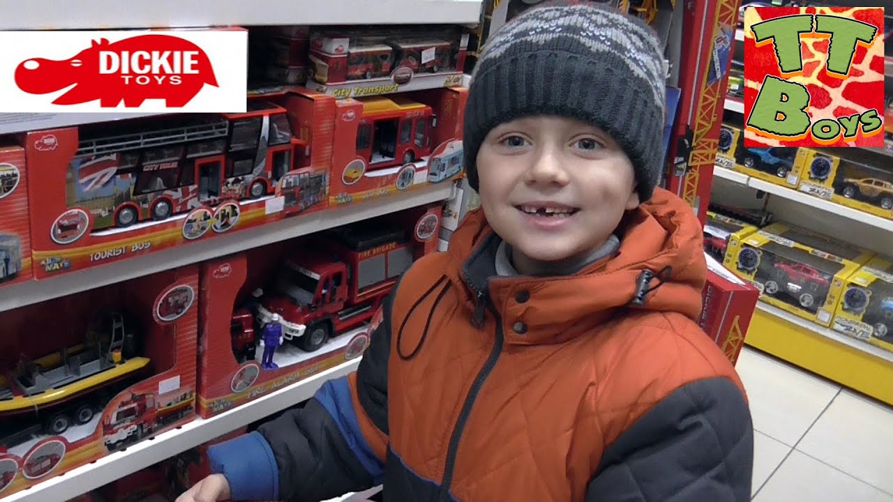 ✔Dickie Toys. Покупка Трактора с Прицепом в магазине игрушек от Игорька / Tractor with trailer ✔
