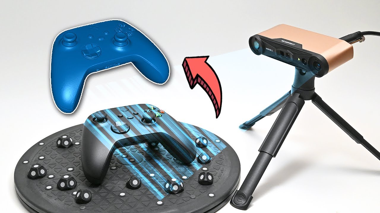 Этот крошечный 3D-сканер имеет лазерный режим?! Revopoint INSPIRE 2