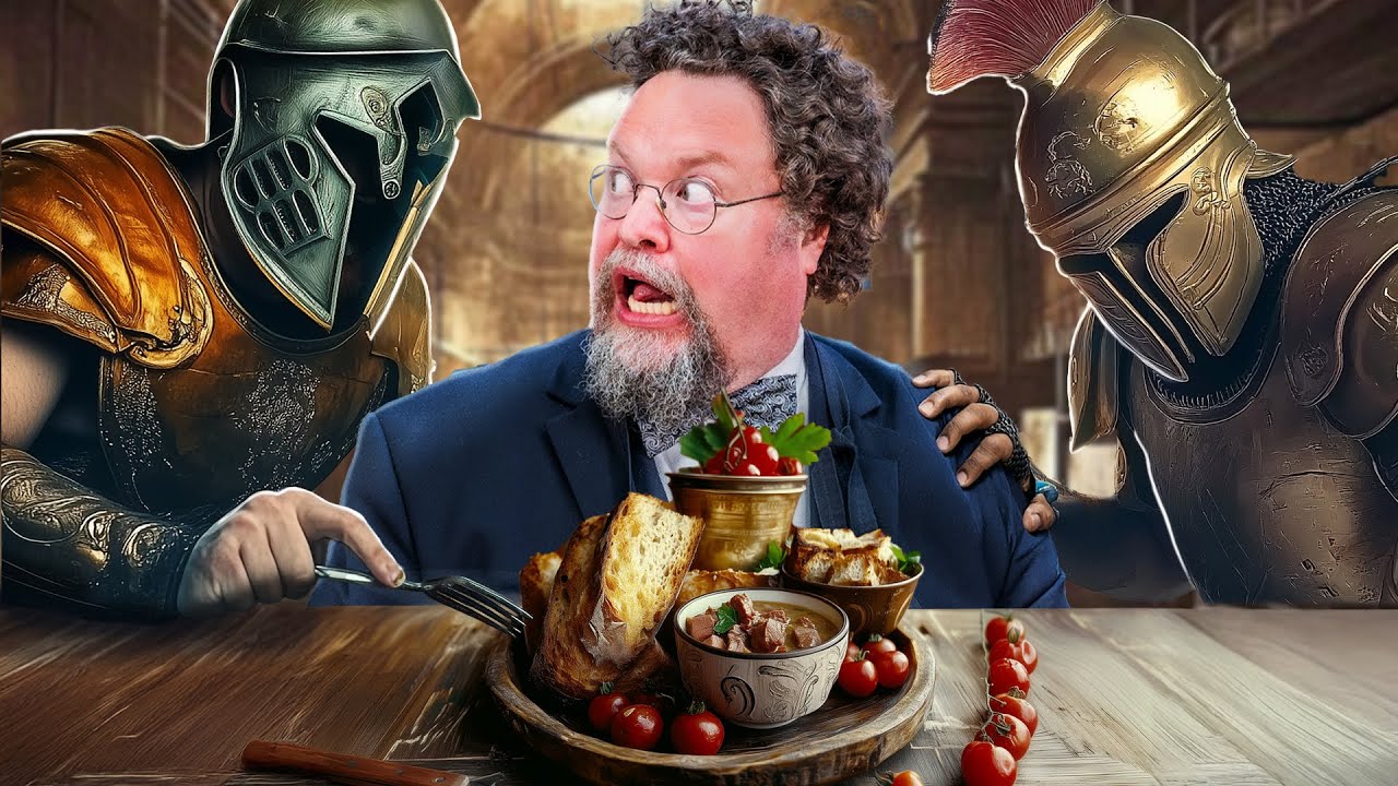 EDWARD BLOM ÄTER SOM EN GLADIATOR