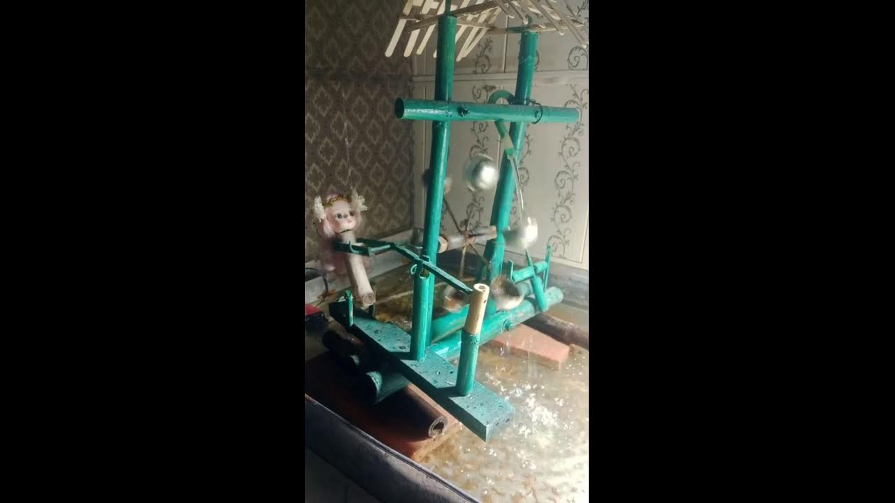 water Powered water mill asmr