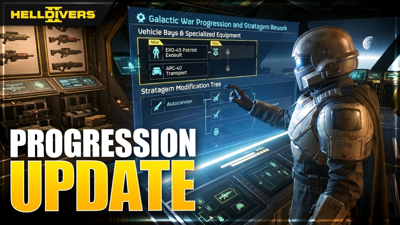 Крупное обновление Helldivers 2: новый транспорт и прогрессия модулей корабля