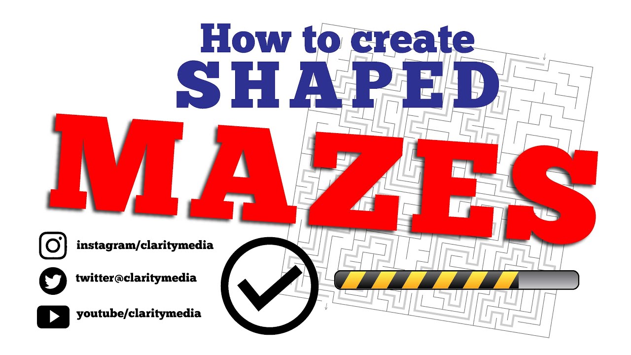 How to Create SHAPED Mazes!