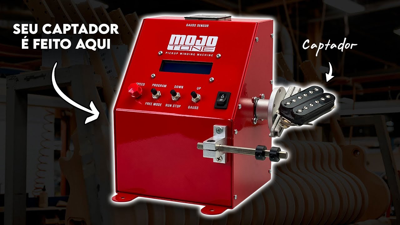 Fabricação de Captadores para Guitarra | Mojotone Pickup Winder