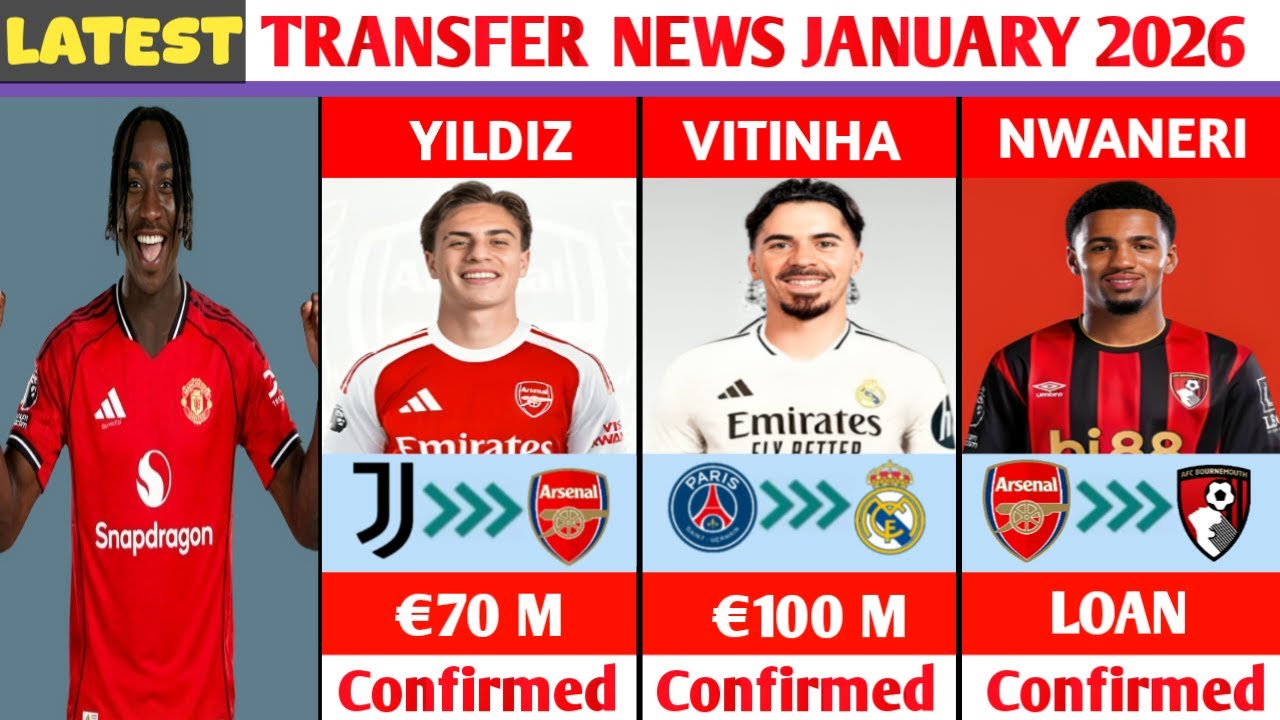 🚨 NEUE BEST&Auml;TIGTE TRANSFERS UND GER&Uuml;CHTE JANUAR 2026 😱🔥 Diomand&eacute; zu Manchester United, Yildiz zu ...