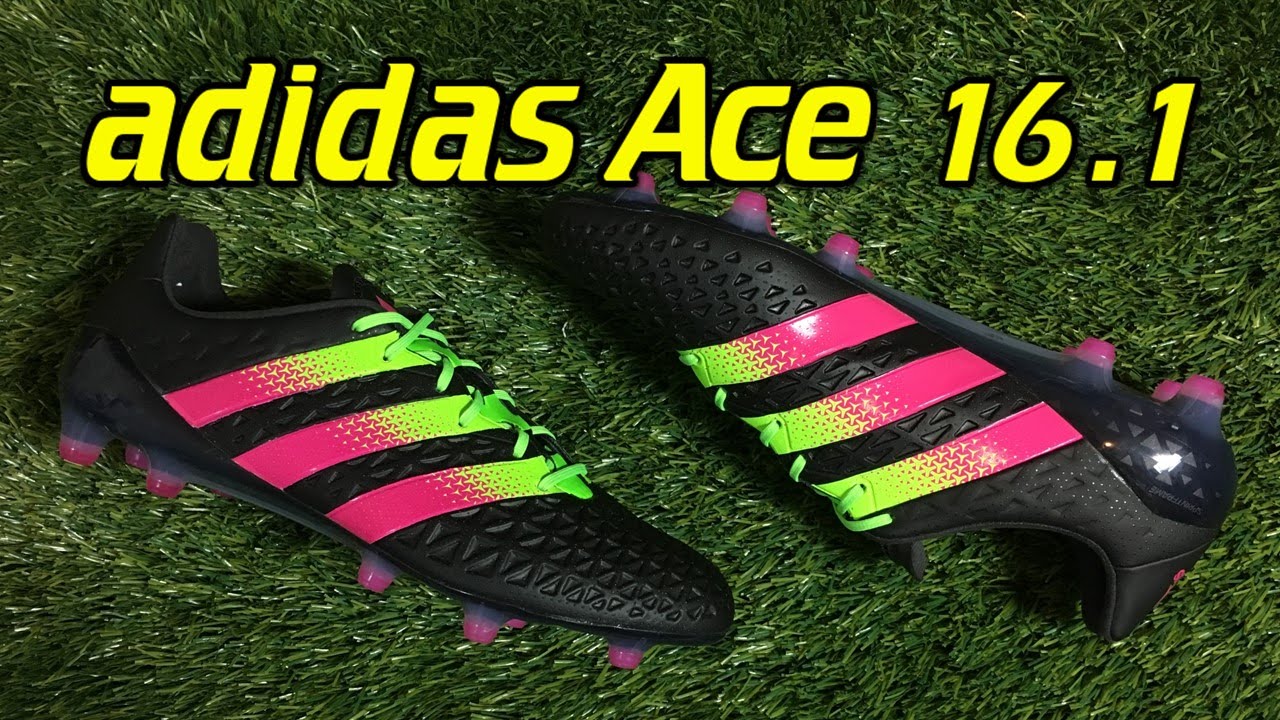 Adidas ACE 16.1 Black/Shock Pink/Solar Green - Review + On Feet