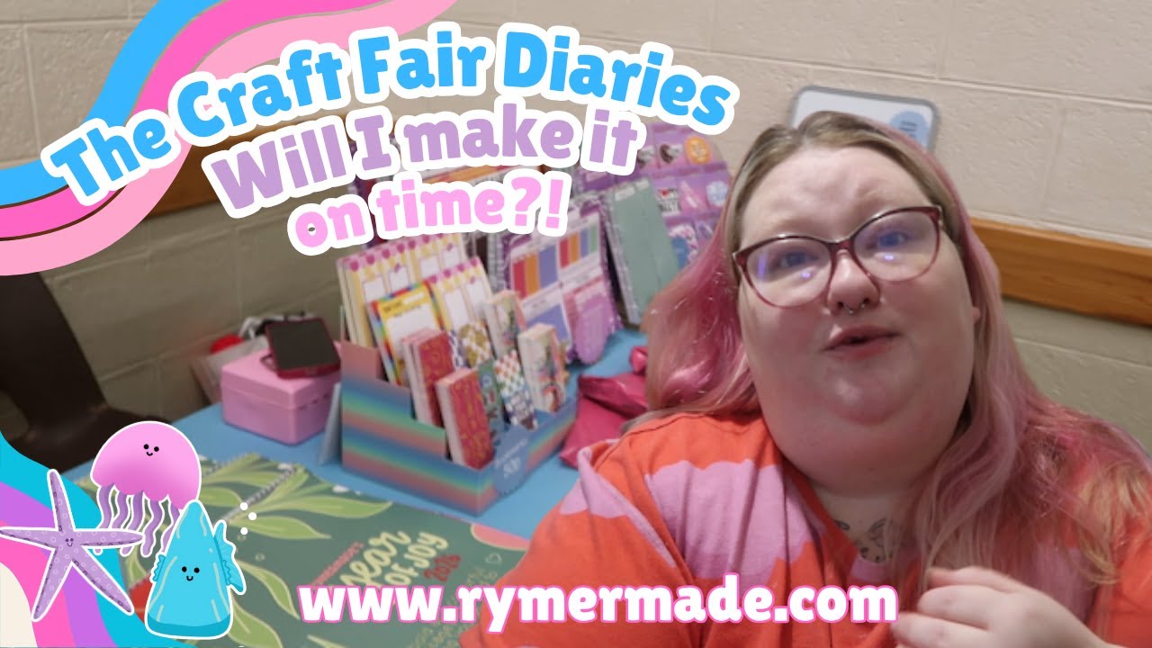 The Craft Fair Diaries: Will I Make It On Time?! | Small Business Studio Vlog | Rymermade