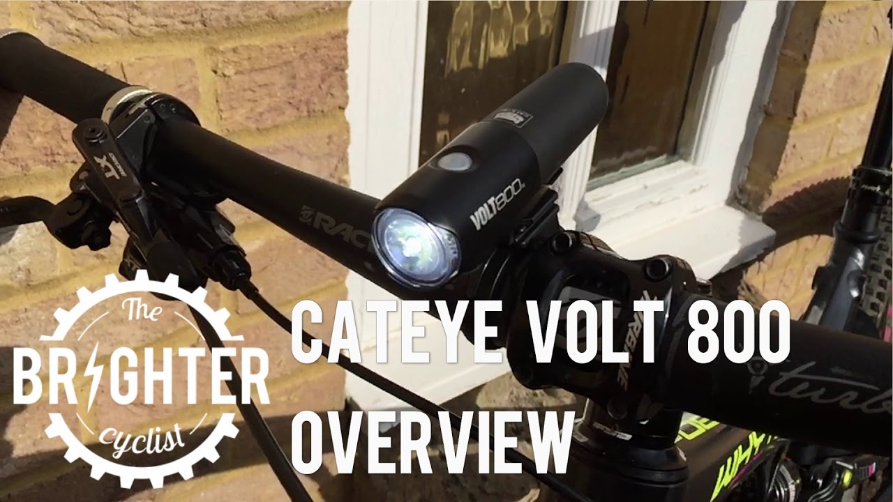 Cateye volt 800 commuter bike light overview