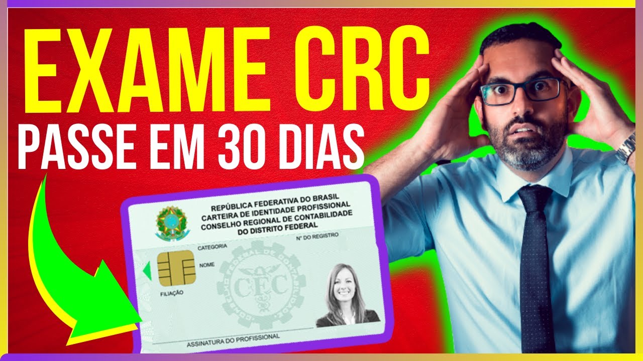 [FUNCIONA] COMO ESTUDAR E PASSAR EM 30 DIAS NO EXAME DO CRC