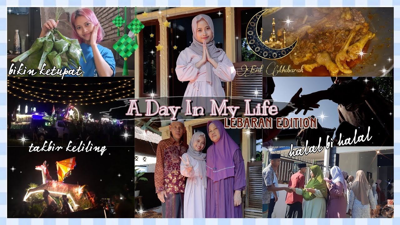 A Day in My Life (Lebaran Edition 2023) : Last Day of Ramadhan & Eid Vlog 🕌✨️ | 3vlog || Triel엘